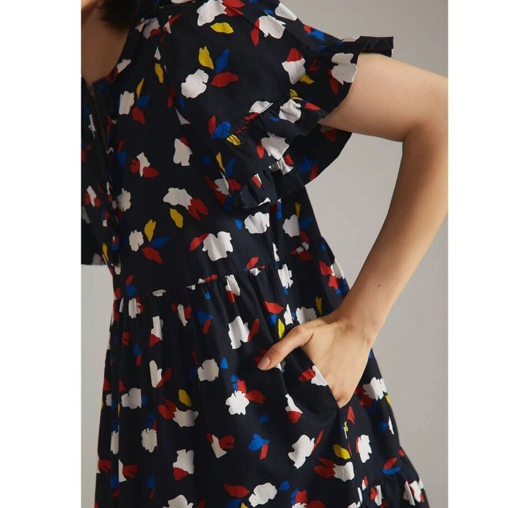 ❤️ Clare V Tiered Midi Dress from Anthropologie ❤️ EUC ❤️ Size Medium - Picture 10 of 10